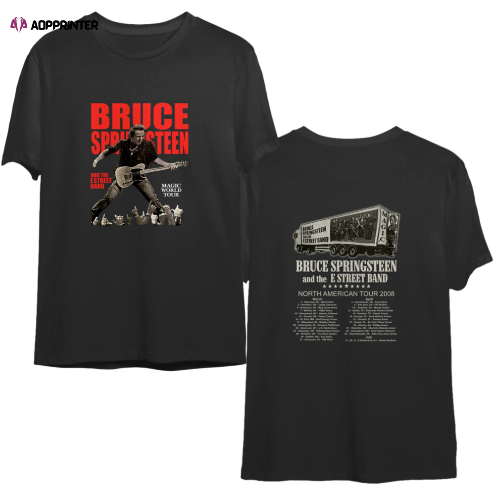Bruce Springsteen and the E Street Band concert tshirt