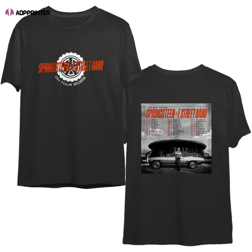 Bruce Springsteen and The E Street Band Tour 2023 Shirt, Rock Band 2023 Shirt