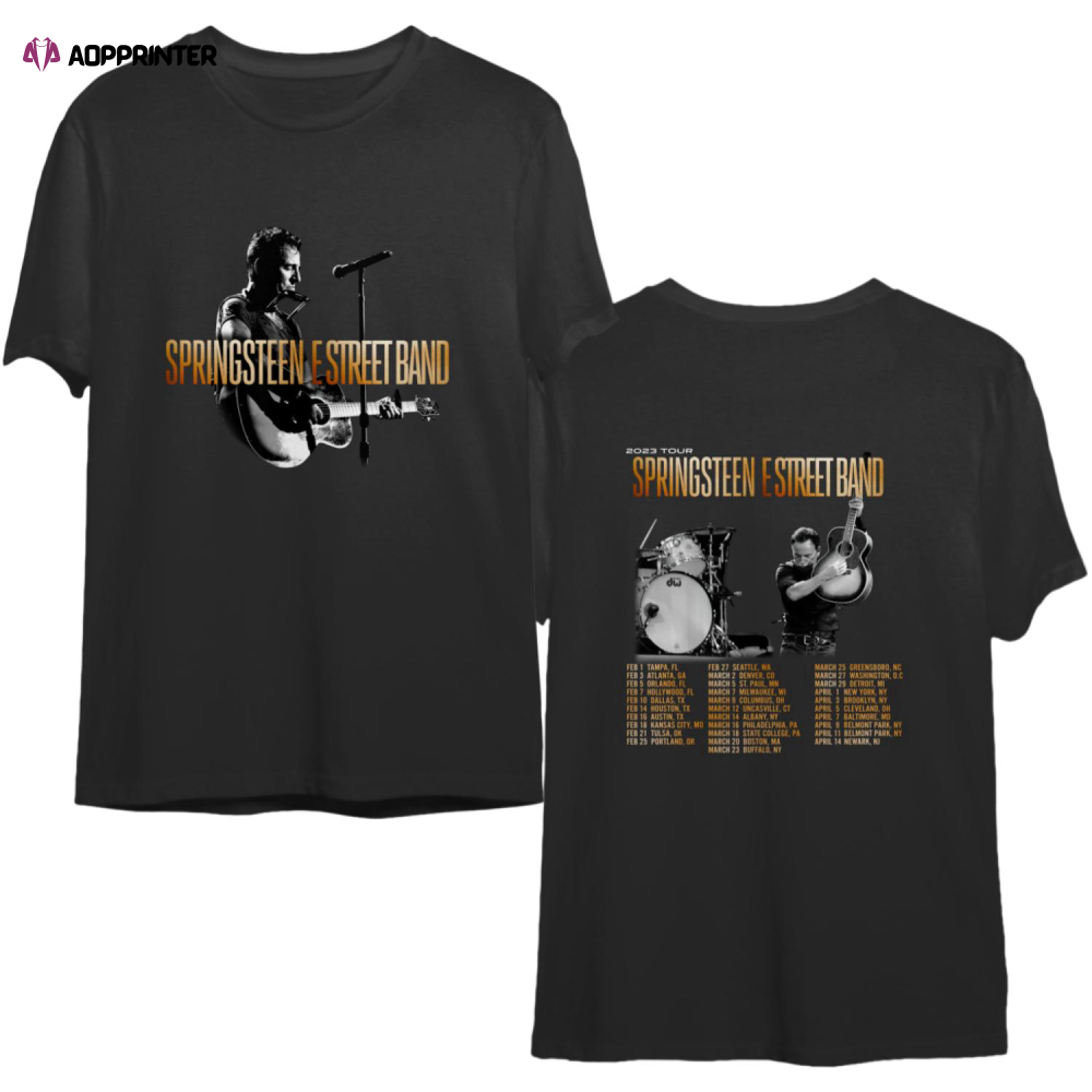 Bruce Springsteen and The E Street Band Tour 2023 Shirt, Springsteen E Street Band 2023 Shirt