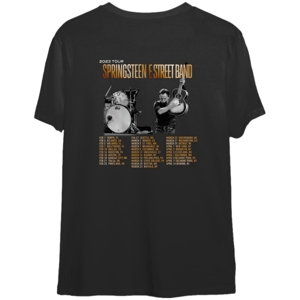 Bruce Springsteen and The E Street Band Tour 2023 Shirt, The Boss Fan Shirt