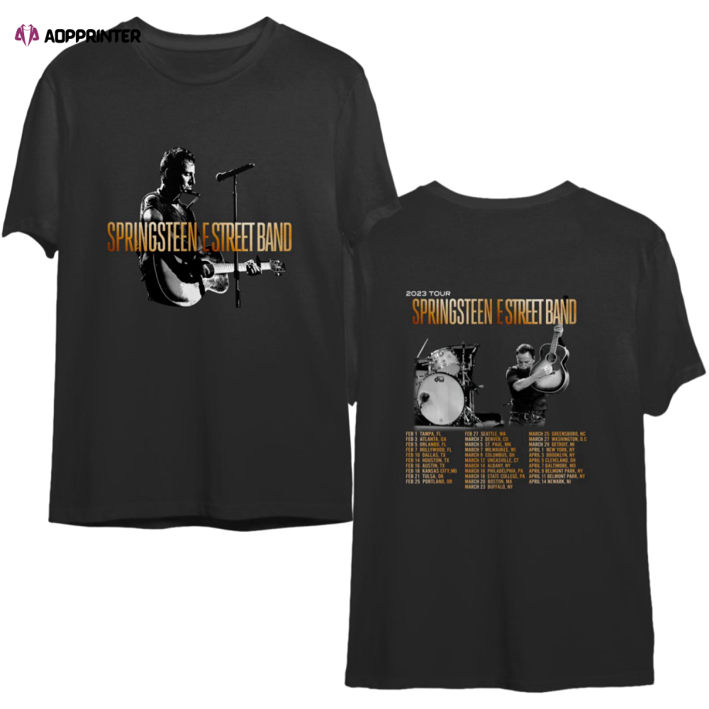 Bruce Springsteen and The E Street Band Tour 2023 Shirt, The Boss Fan Shirt