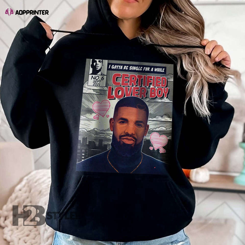 Certified Lover Boy Comic Vintage Drake 21 Savage It’s All A Blur Tour 2023 Drake Music Tour 2023 Graphic Unisex T Shirt, Sweatshirt, Hoodie Size S – 5XL