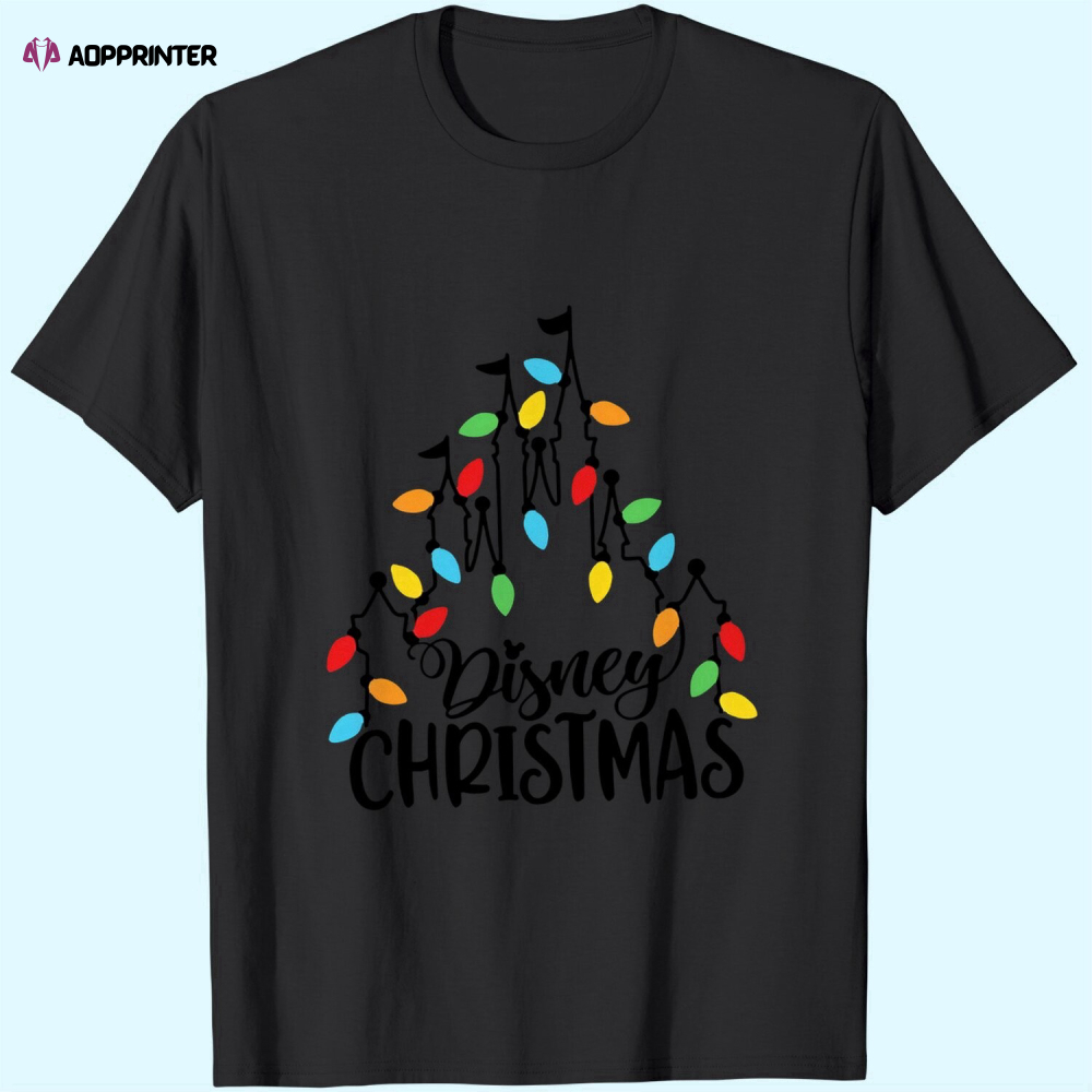 Christmas Disney Christmas Castle Family Matching T-Shirt