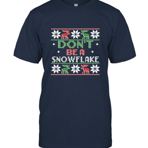 Christmas DON’T BE A SNOWFLAKE Funny Ugly Love Trump T-Shirt