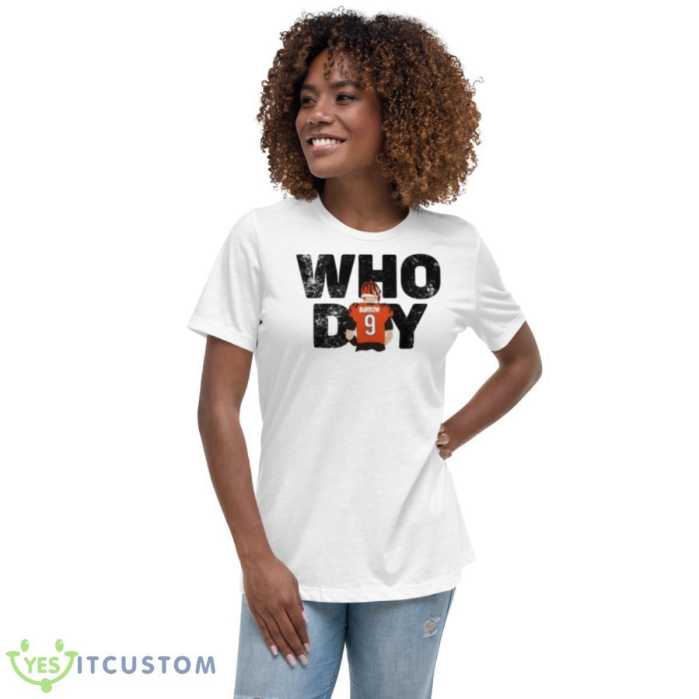 Cincinnati Bengals Joe Burrow Who Dey 2023 Shirt