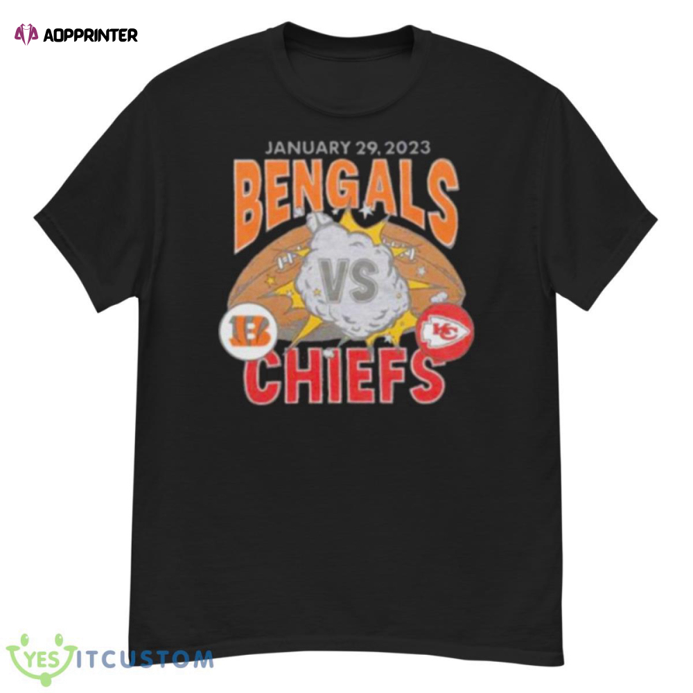 Cincinnati Bengals Vvs Kansas City Chiefs Football Jan 2023 Shirt
