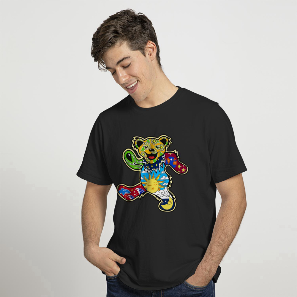 Colorful Grateful Dead Dancing Bears Shirt, Dancing Bears Shirt