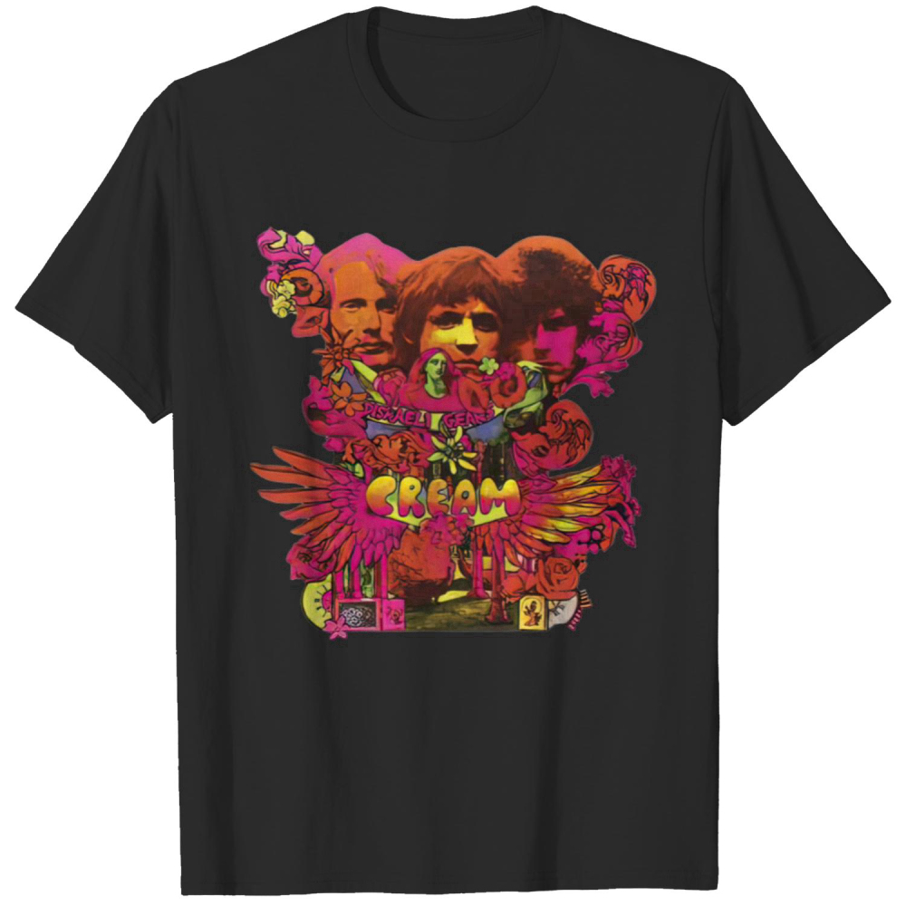 Cream Disraeli Gears Eric Clapton Ginger Baker Tee T-Shirt