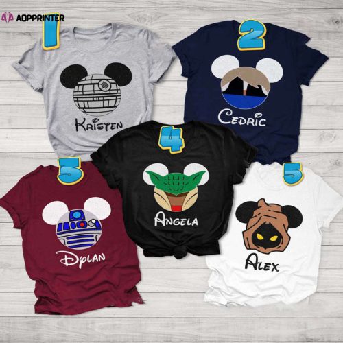 Custom 2022 Disney Vacation Family Matching T-Shirt