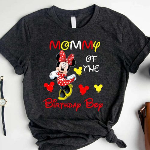 Custom Disney Birthday Boy Shirt, Personalized Disney Birthday Shirt