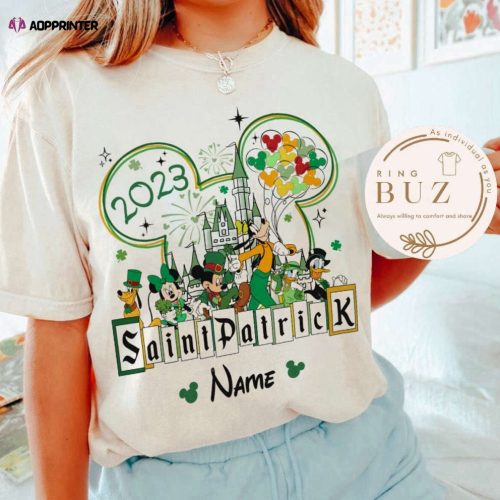 Custom Disney St. Patrick’s Day 2023 Shirt, Mickey and Friends Saint