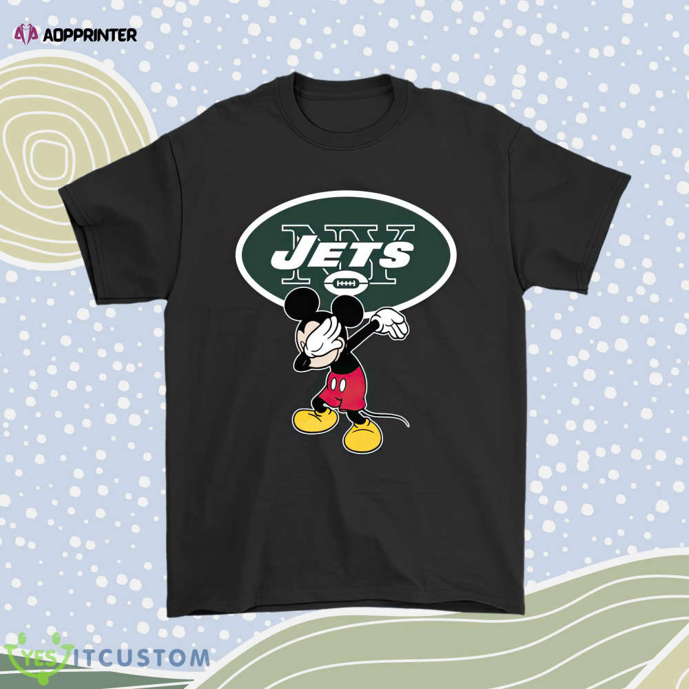 Dabbing Mickey Flippin Love New York Jets Football Men Women Shirt