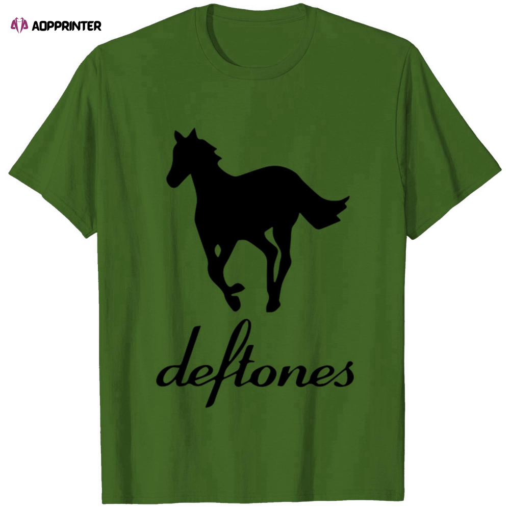 DEFTONES Pony Rock Band T-Shirt