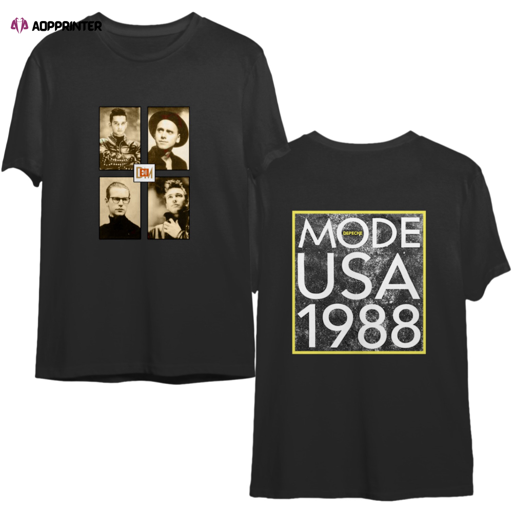 depeche mode. 1988 tour tee