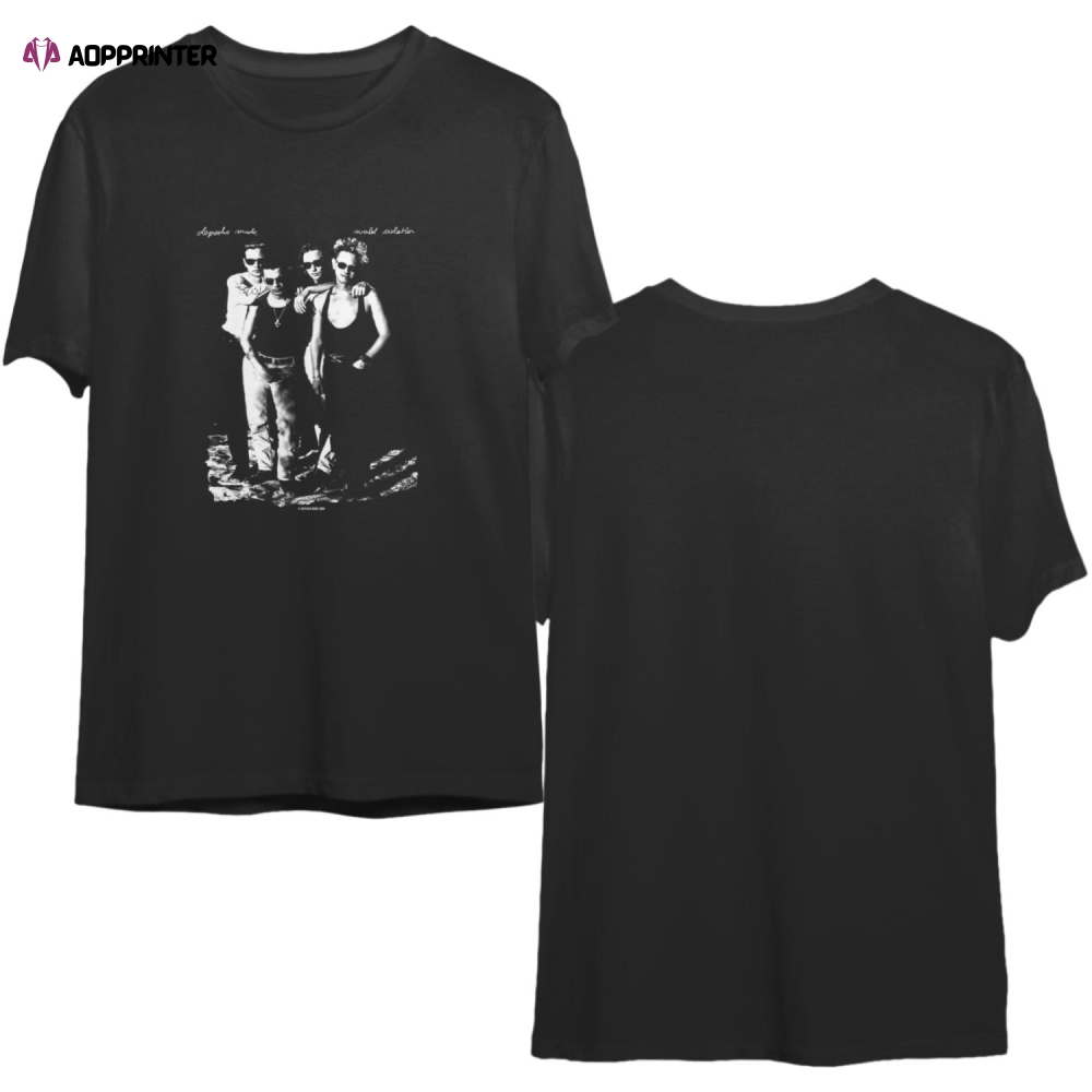 Depeche Mode 1990 T-Shirt, Depeche Mode World Violator 1990 Tour 2022 Double Sided Shirt