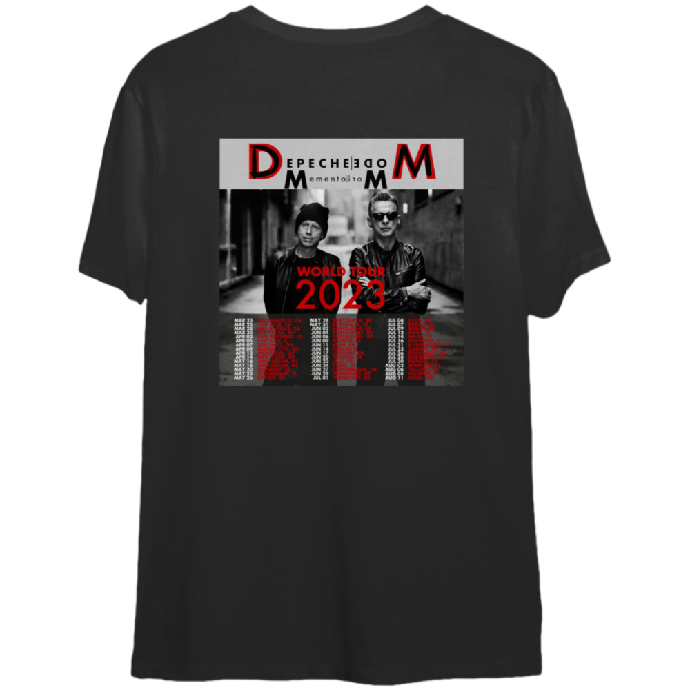 Depeche Mode 2023 Tour Shirt, Depeche Mode Band Memento Mori Concert Tour Shirt
