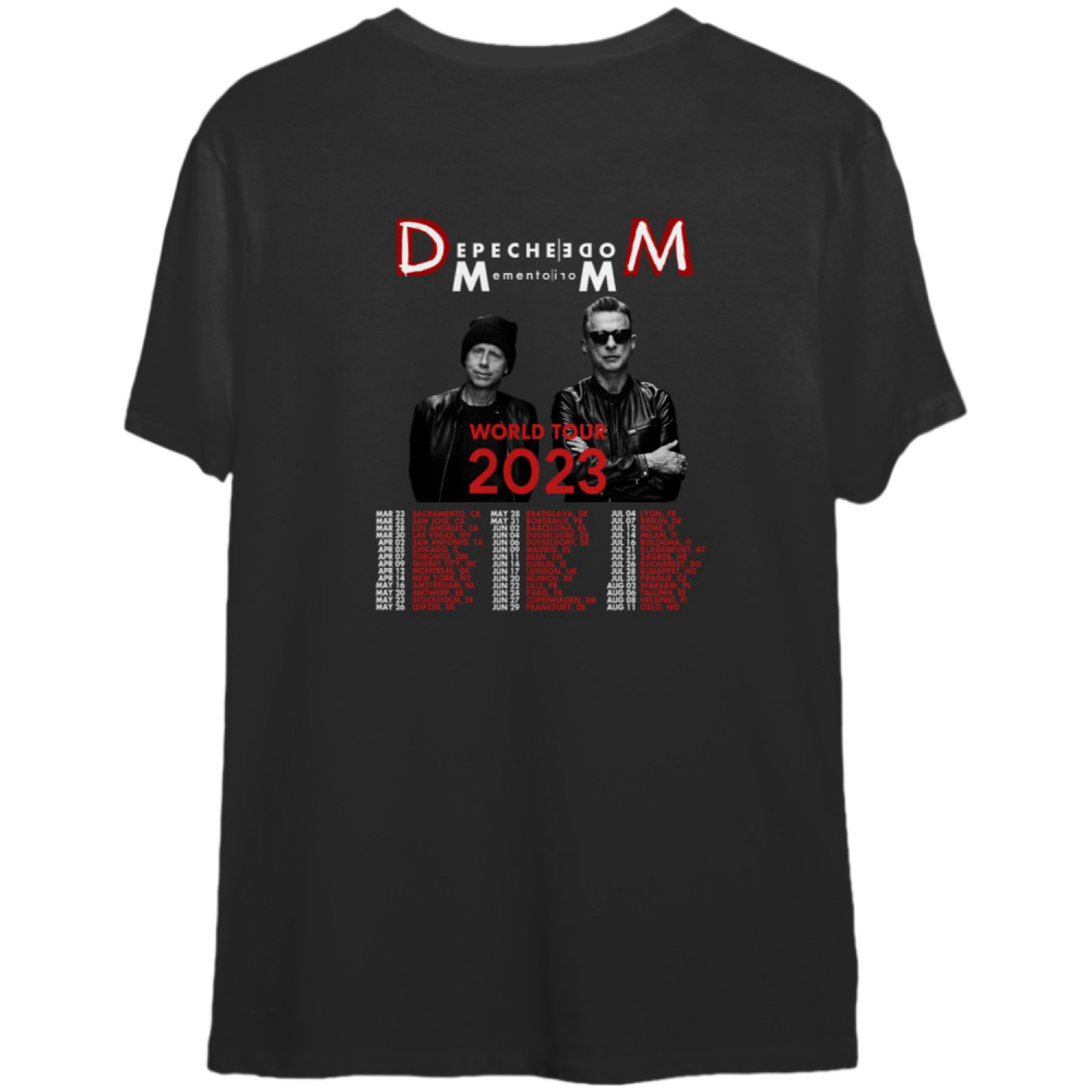 Depeche Mode 2023 World Tour T-shirt, Depeche Mode Band Memento Mori ...