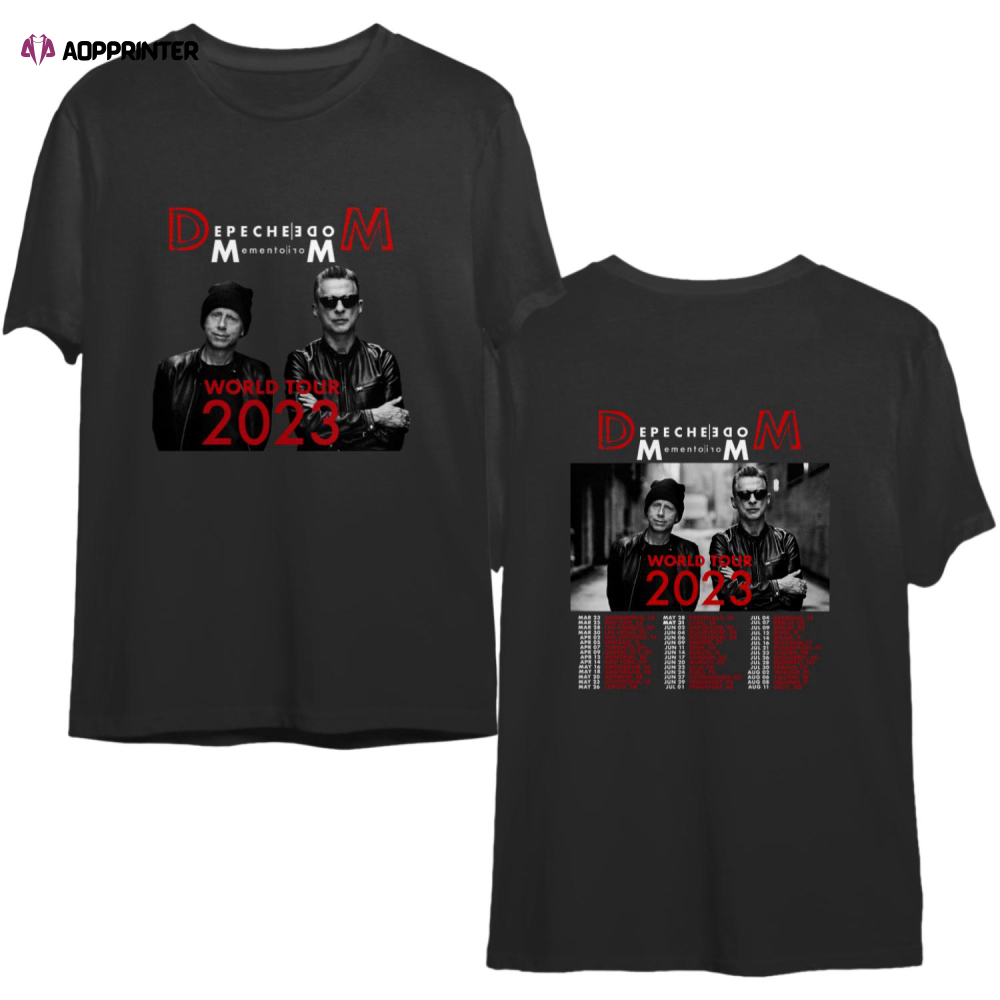 Depeche Mode Memento Mori World Tour 2023 Shirt