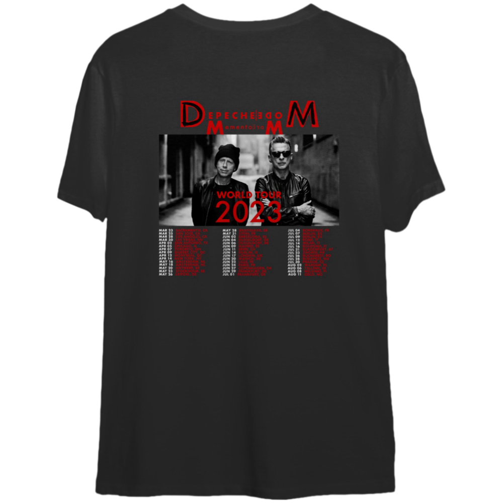 Depeche Mode Tour 2023 Shirt, 2023 Depeche Mode Memento Mori World Tour T-Shirt