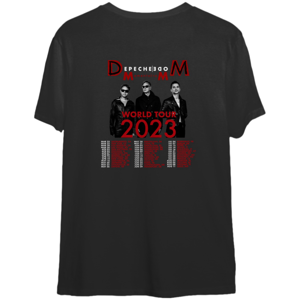 Depeche Mode Tour 2023 TShirt, Memento Mori World Tour Depeche Mode T-Shirt,Fan Gift Merch 2023