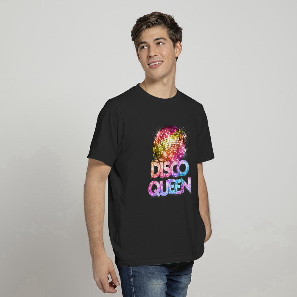 Disco Queen, Disco Themed Vintage Seventies Costume T-Shirt