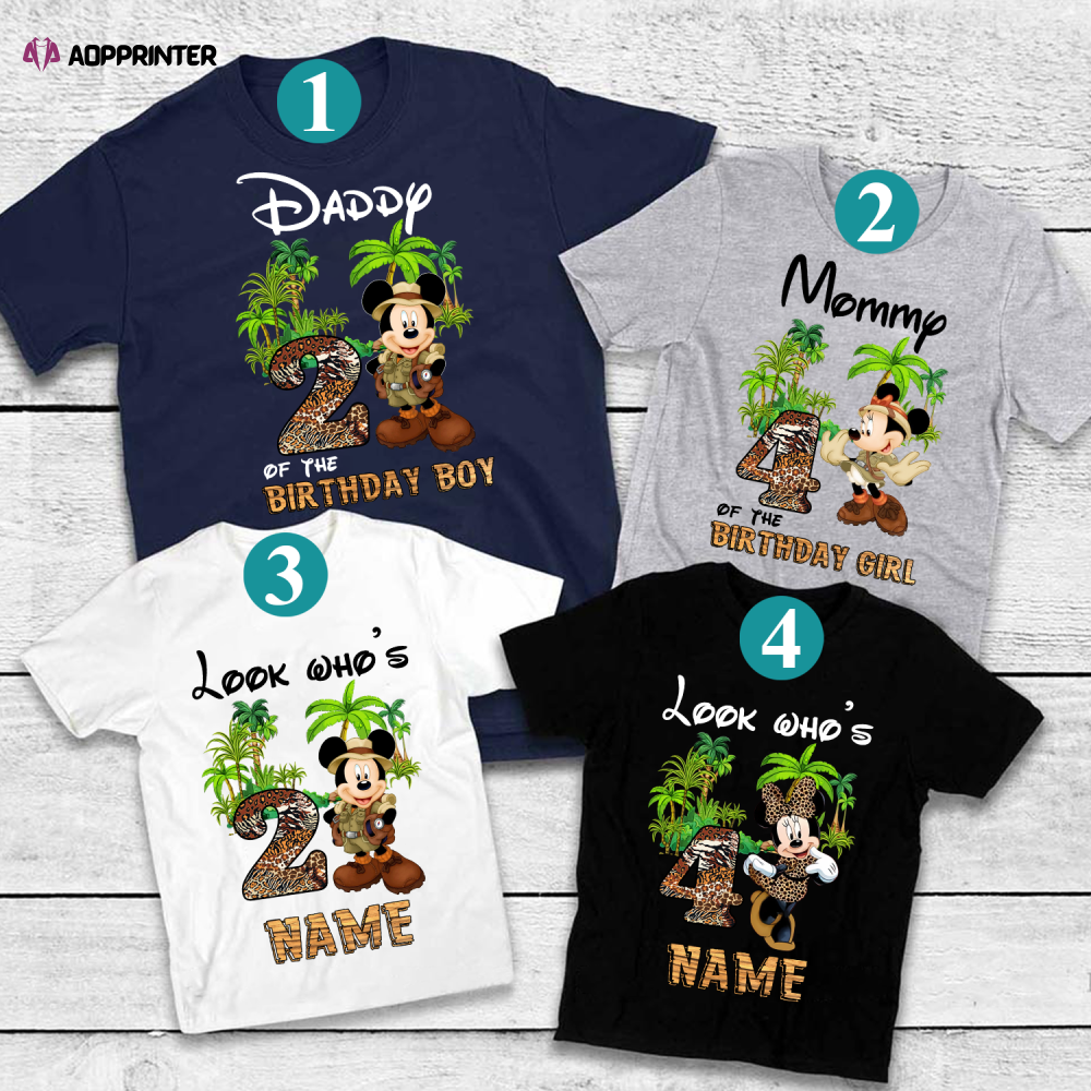 Disney Animal Kingdom Family Birthday Shirt