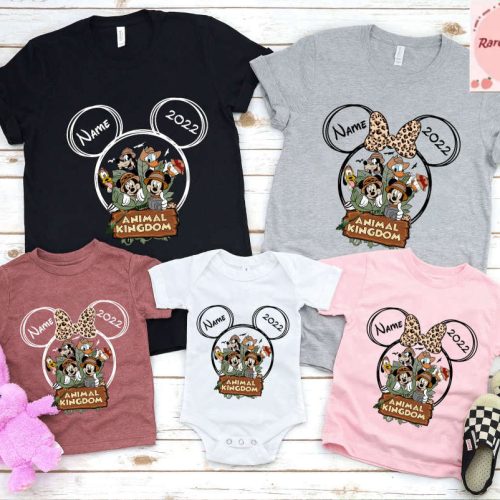 Disney Animal Kingdom Shirt, Mickey Minnie Safari Shirt