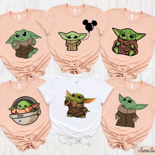 Disney Baby Yoda Shirt, Baby Yoda Star Wars Shirt, Disney Family Shirts, Disney Matching T Shirts, Baby Yoda, Star Wars Shirt