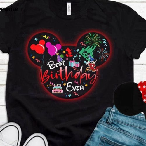 Disney Birthday Mickey Disneyland Matching T-Shirt