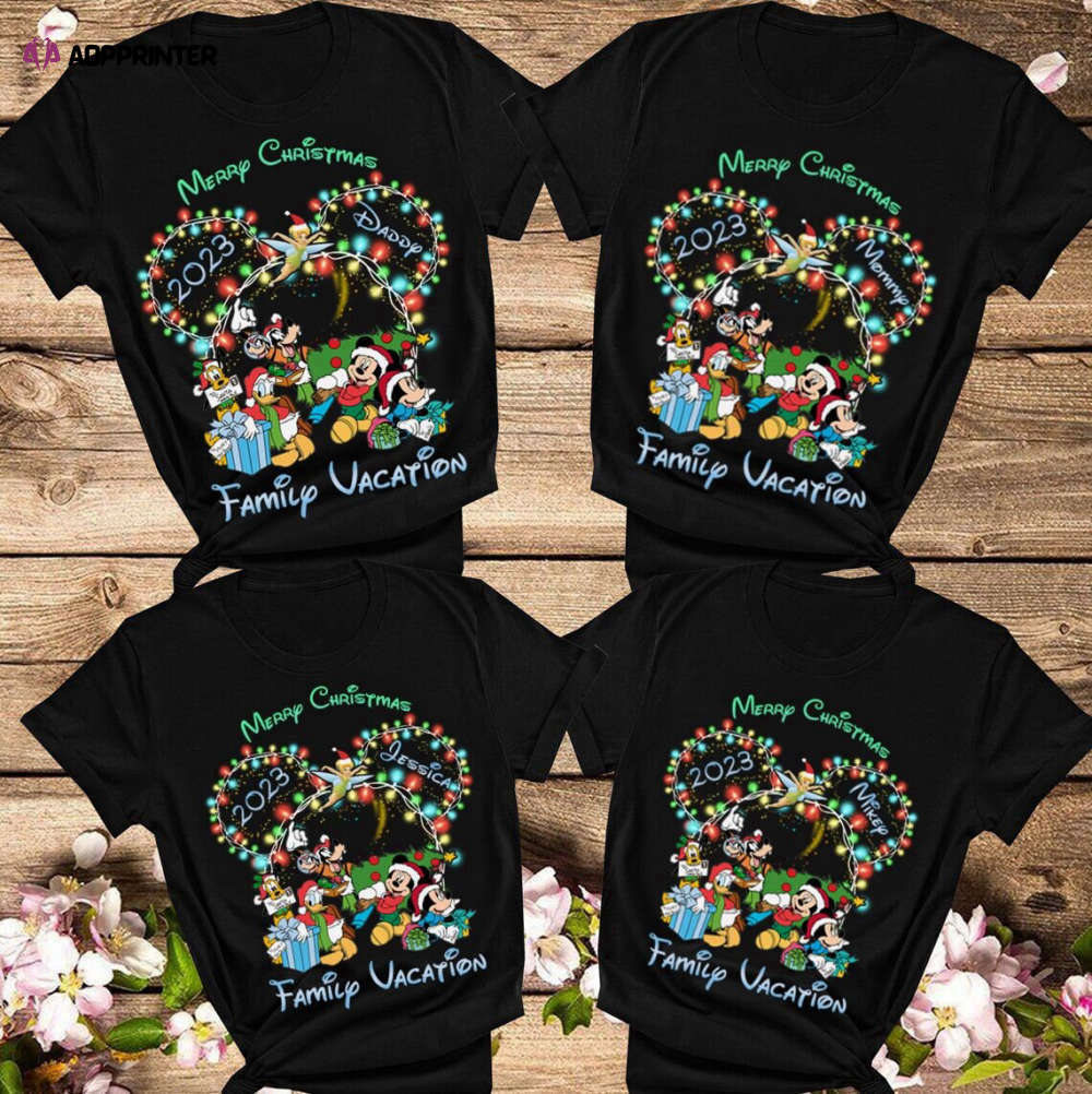 Disney Christmas 2023 Shirts,Disney Christmas Matching