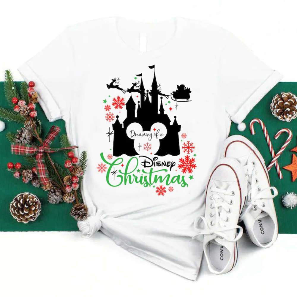 Disney Christmas Mickey’s Party Disneyland Christmas Family Matching Custom T-Shirt