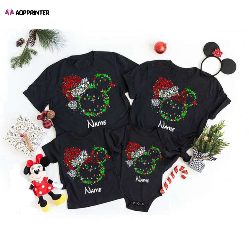 Disney Christmas Mickey’s Very Merry Christmas Party Family Matching Custom T-Shirt