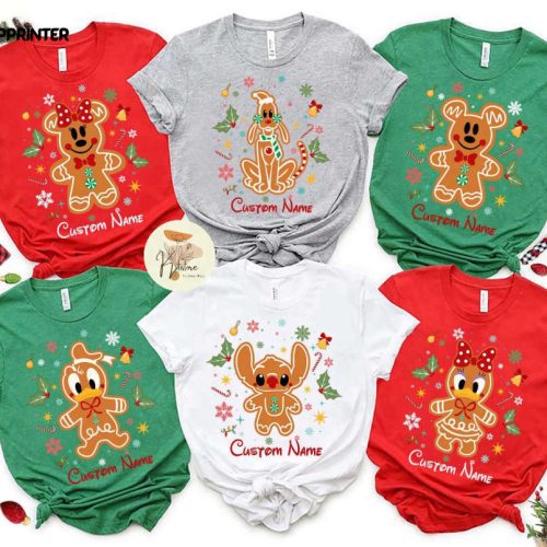 Disney Christmas Shirt, Disney Gingerbread Shirt