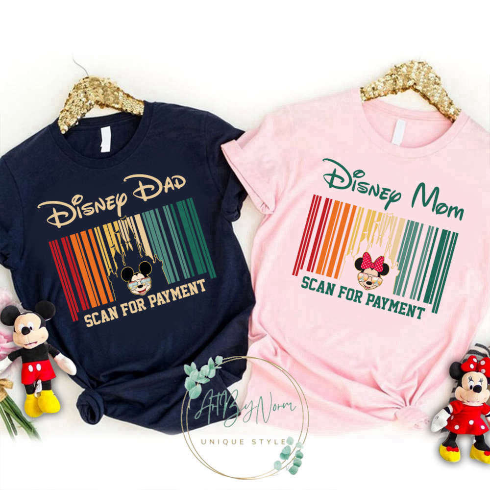 Disney Dad Scan For Payment Shirt