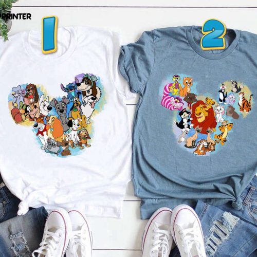 Disney Dog Shirt, Disney Cat Shirt, Mickey Ears Shirt, Disney Trip Shirt, Dog Mom Gift, Cat Lover Gift, Disney World Shirt