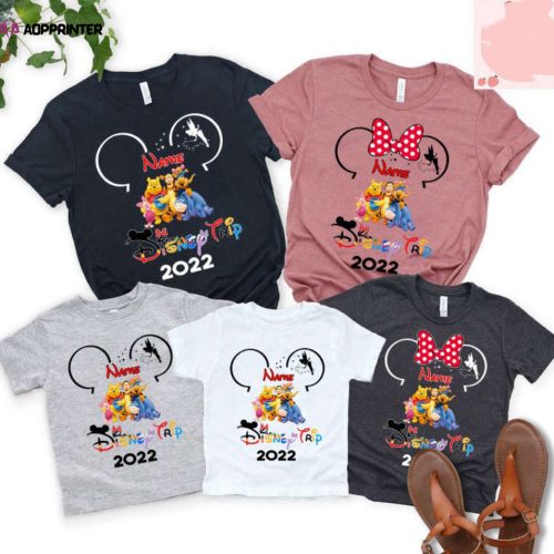 Disney Family Winnie The Pooh Disney Trip 2022 Shirt