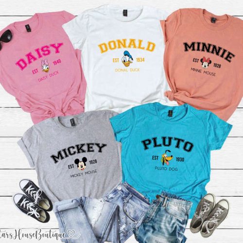 Disney Friends Shirt, Disney Group Shirt, Disney Character Tee, Disney Family Shirts, Disney Couple Shirt, Disney Park Shirt