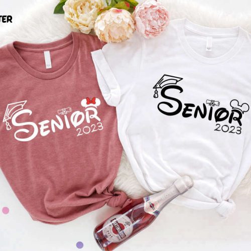 Disney Graduation 2023 Shirt, Mickey and Minnie Graduation Shirt, Graduation 2023 Shirt, Senior 2023 Shirt