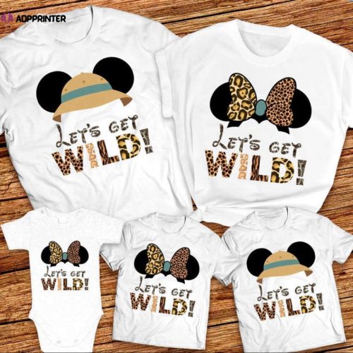 Disney Lets Get Wild Animal Kingdom 2022 T-Shirt