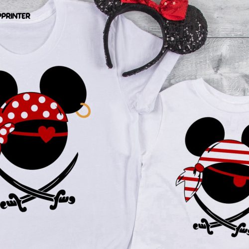 Disney Pirate Shirt, Disney Cruise Shirt, Disney matching shirts, Disney Cruise matching shirts, Pirate Minnie, Pirate Mickey DT291