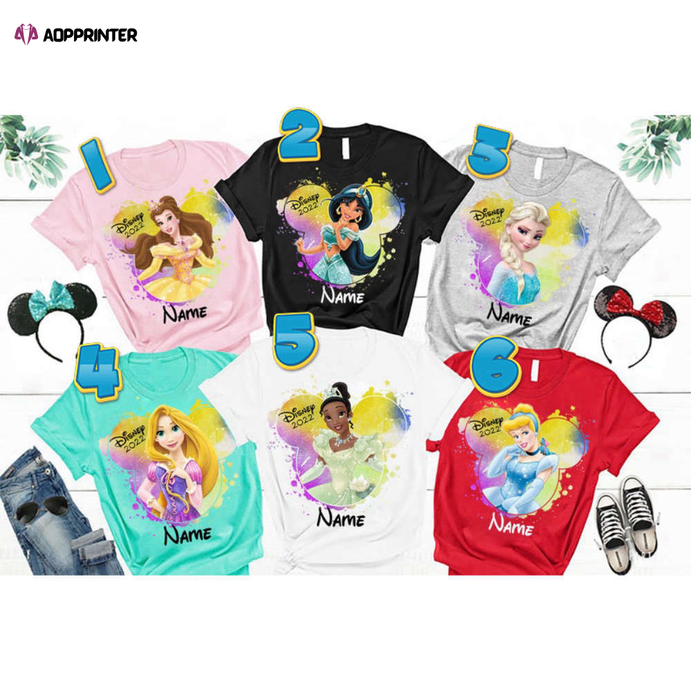 Disney Princess Matching T-Shirts