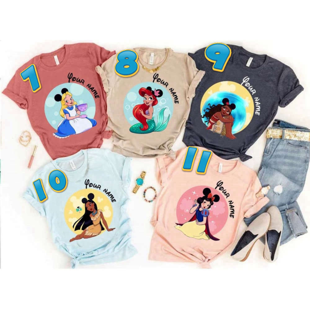 Disney Princess Matching T-Shirts