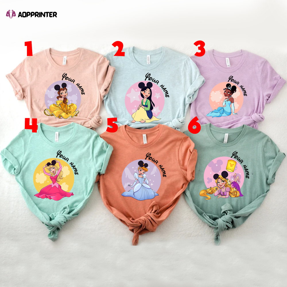 Disney Princess Matching T-Shirts