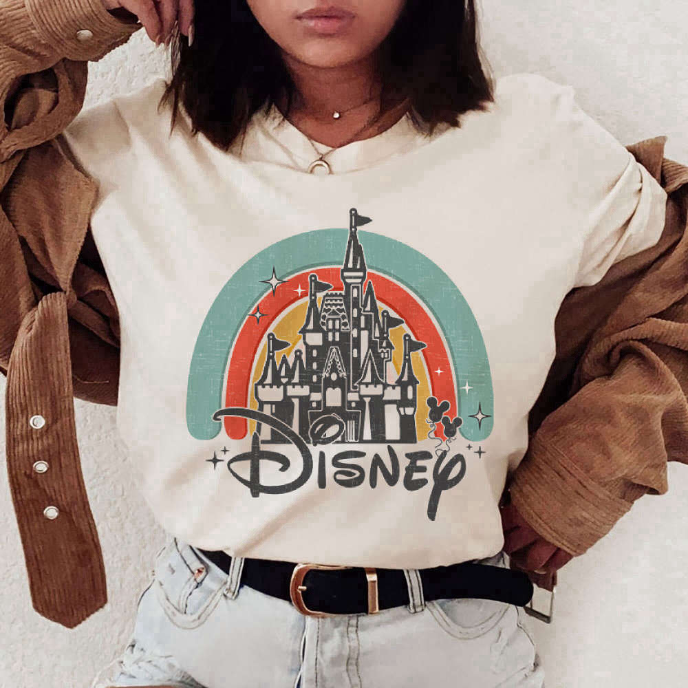 Disney Rainbow Castle Shirt, Disney Epcot shirt, Hollywood Studios T-shirt