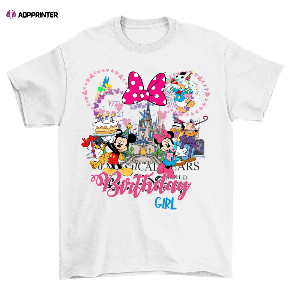 Disneyworld Birthday Girl Shirts Family,Birthday Girl Minnie Shirt,Disney Minnie Birthday Shirts