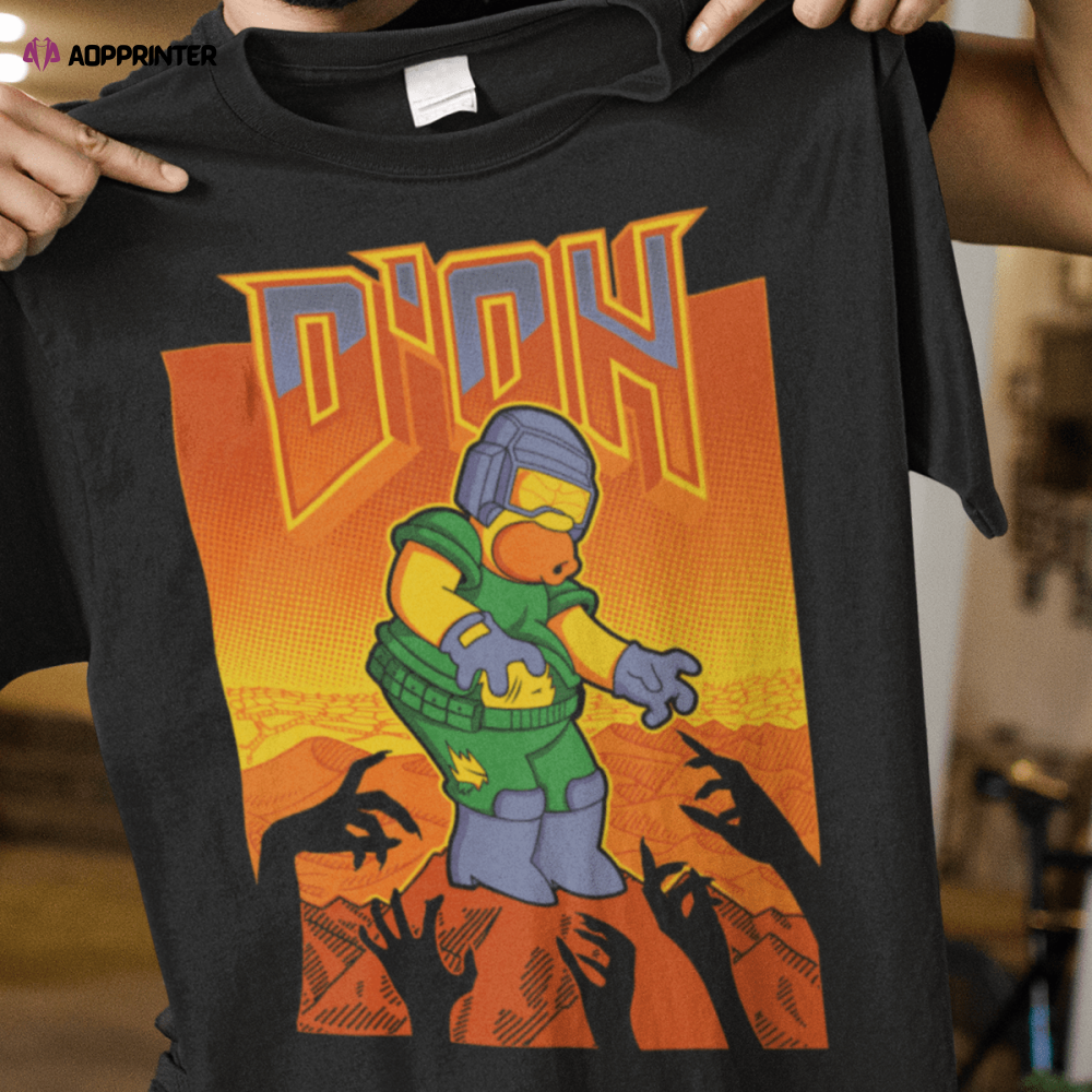D’OH DOOM Homer Simpson The Simpsons Mashup T-Shirt