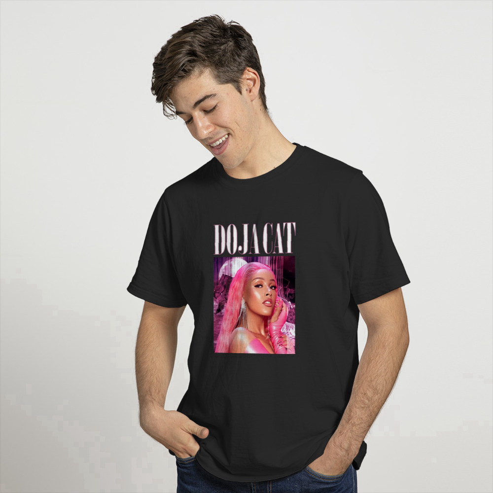 Doja Cat Hot Pink Portrait T-Shirt