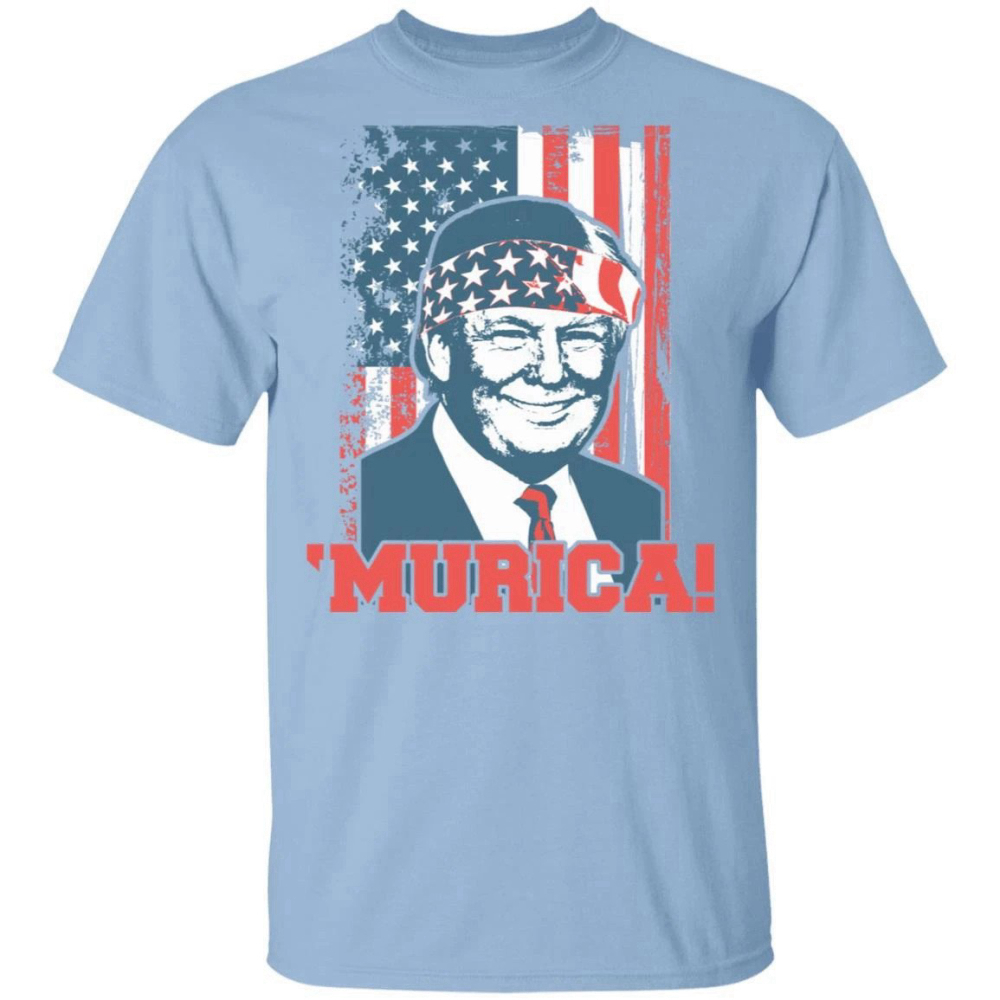 Donald Trump 2020 Shirt Murica 4th of July Patriotic American Party