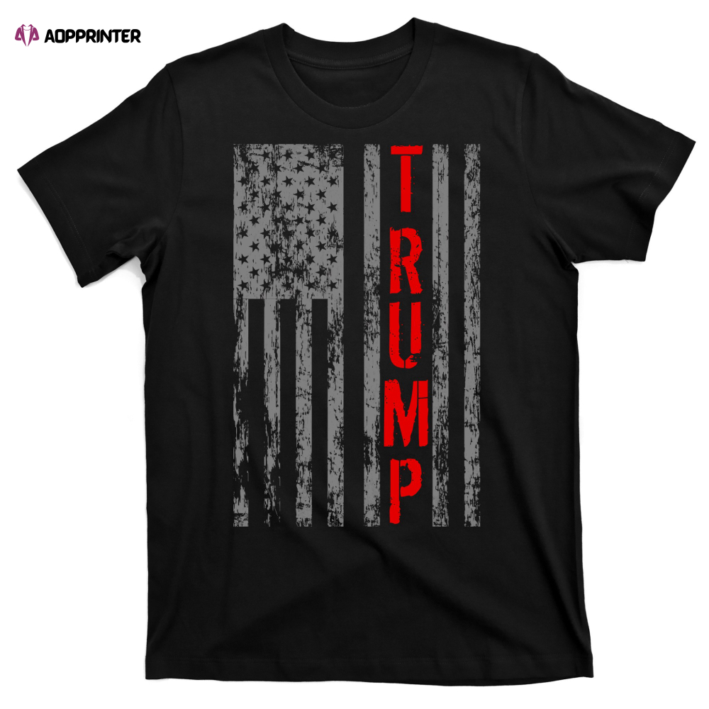 Donald Trump Vintage USA Flag T-Shirts