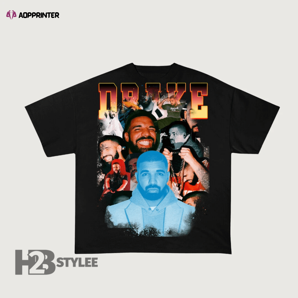 Drake Rapper Vintage Drake Music Tour 2023 It’s All A Blur Tour 2023 Graphic Unisex T Shirt, Sweatshirt, Hoodie Size S – 5XL